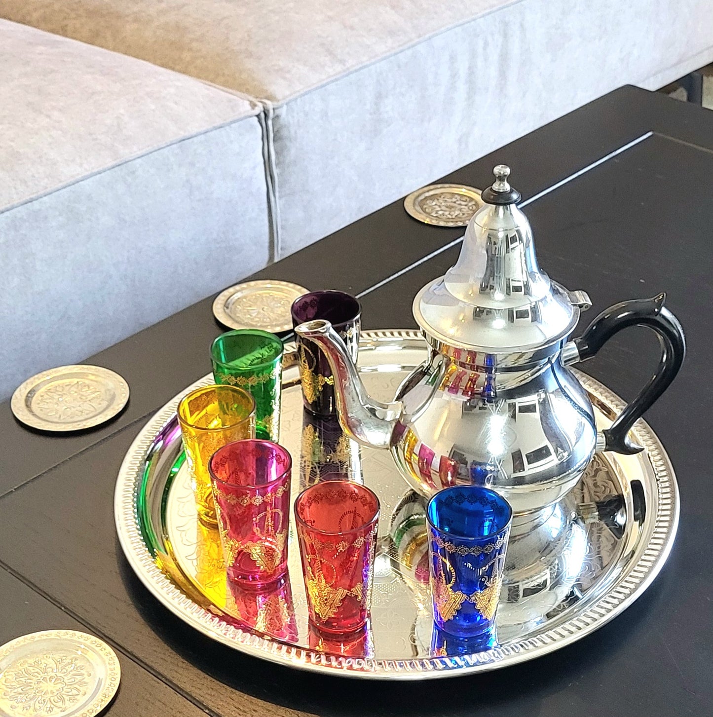 Theeglas Salhi |Assorti | 6 stuks