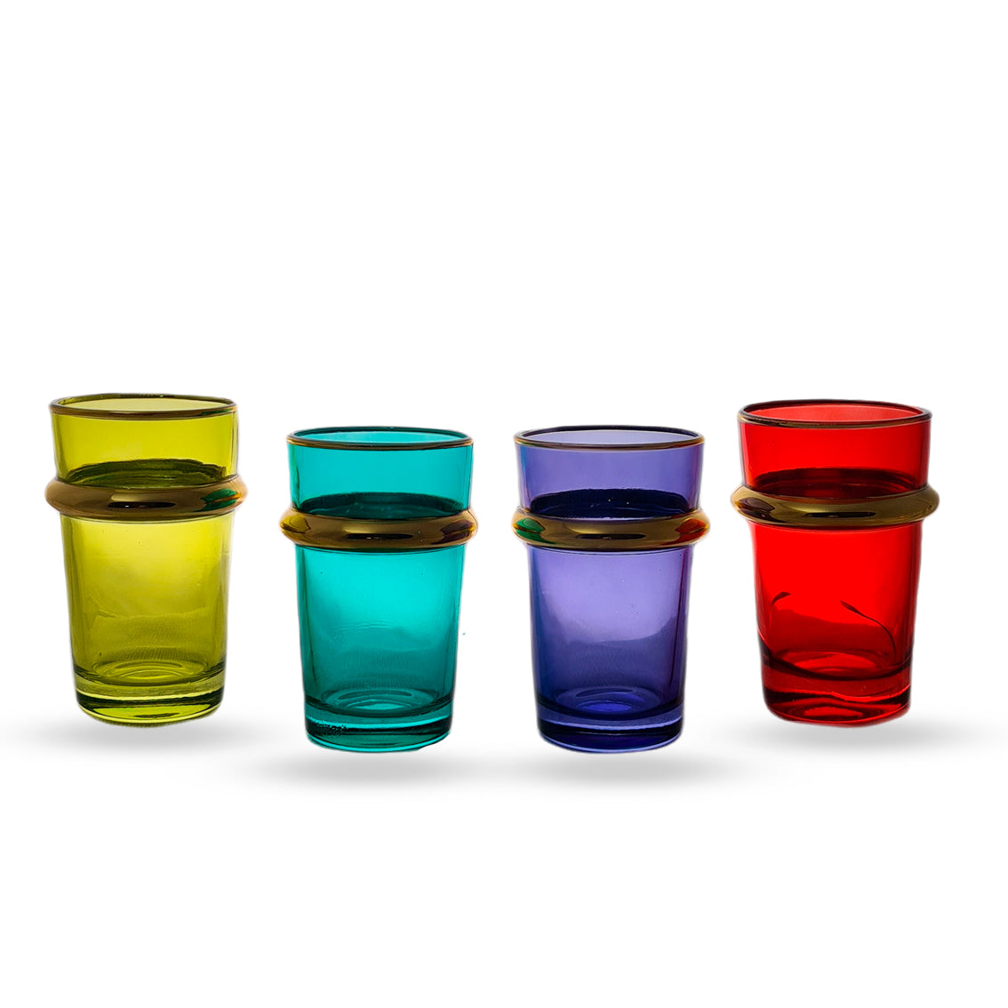 Theeglas Ghatim Color | 4 stuks | 100 ml