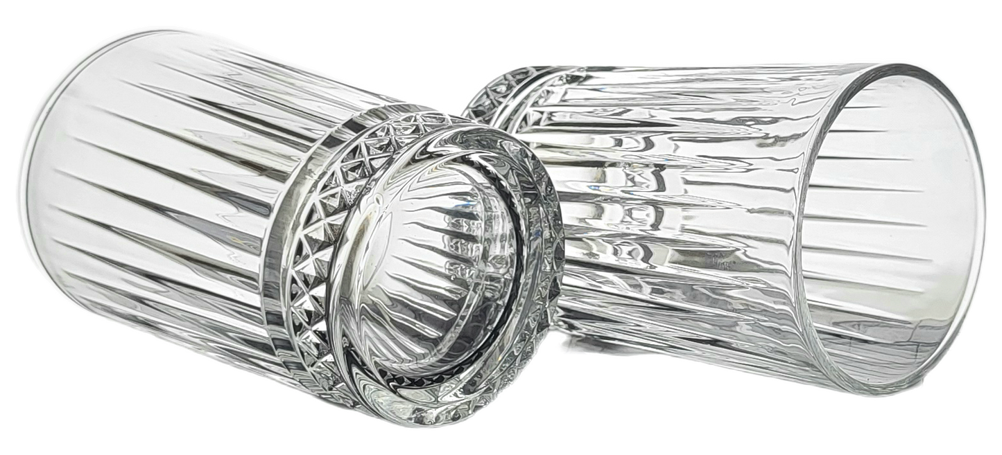 Theeglas Ella | Goud |Transparant |