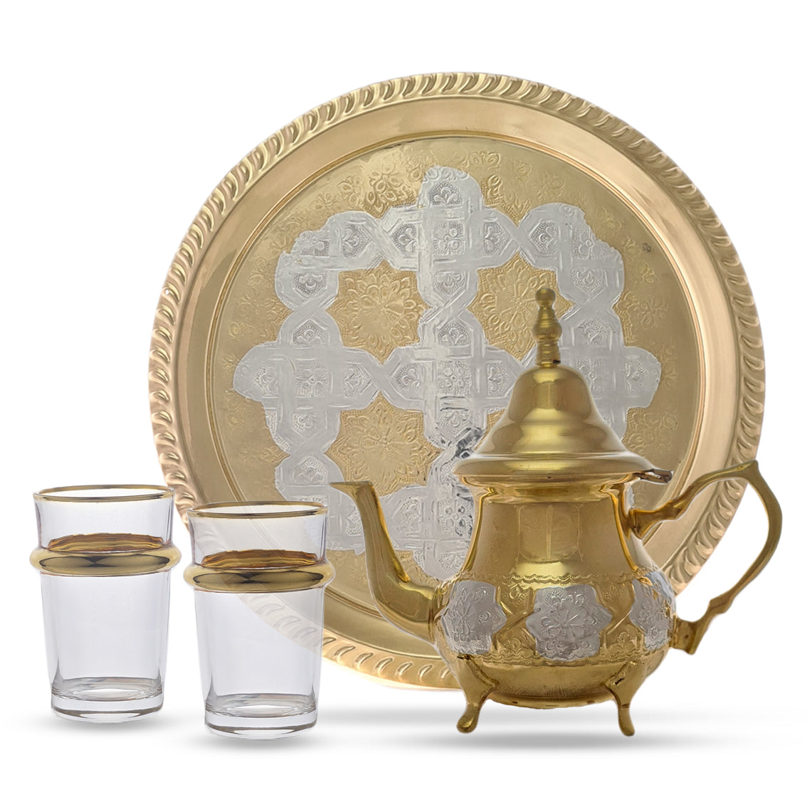 Theeset Bledi Royal Goud-Zilver | 1 tot 2 p | 400 ml