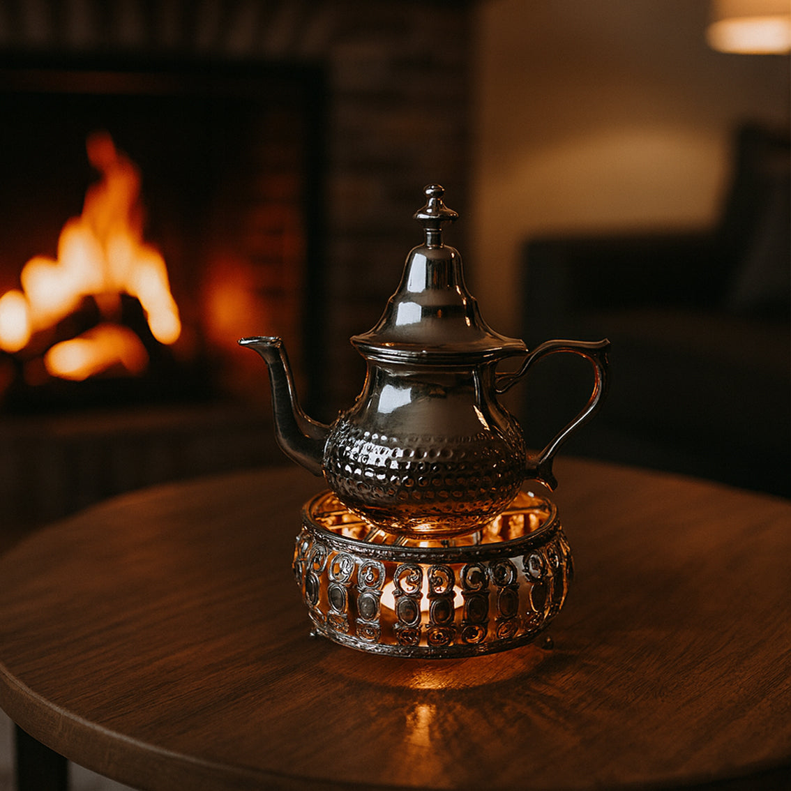 Warmhoudplaat theepot