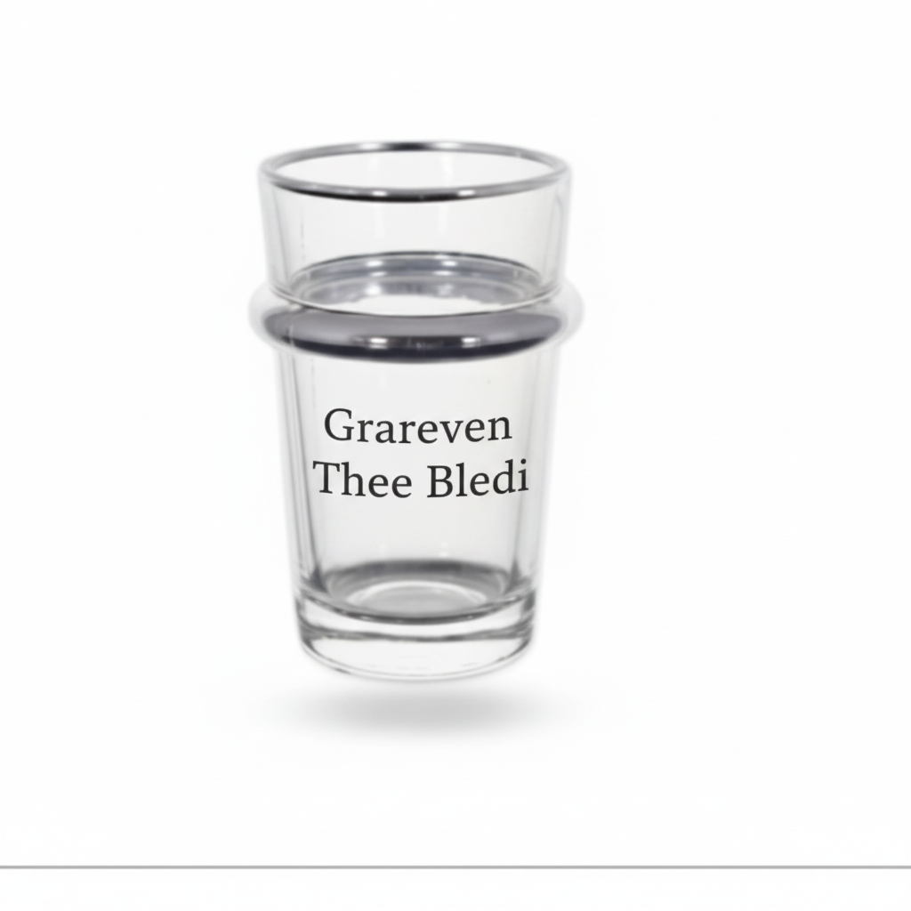 Graveren Thee Bledi glas